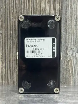 Subdecay Spring Theory Reverb 2